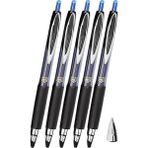 Pilot Kalem 5 Adet Uniball Signo Micro 207 0.5 mm Roller Uç Kalem UMN-207 Inci Uçlu Likit Mürekk - Standart
