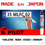 PİLOT MARKA Araç OTOMOBİL SİYAH BOYA PLAKA KALEMİ MADE in JAPON