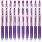 Pilot meyve suyu 0.38 mm Gel Ink Ballpoint Pen, Grape Ink, Value set of 10 with Ecology Sticky Notes