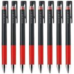 Pilot meyve suyu UP 03 geri çekilebilir Gel Ink Pen, Hyper Fine Point 0.3 mm, Red Ink, Value set of 10 with Ecology Sticky Notes