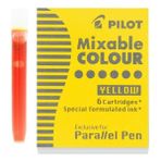 Pilot Parallel Pen Mürekkep Kartuş - Renk : Sarı 6 Ad
