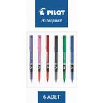 Pilot Pılot V5 Pure Liquid Renkli Kalemler 6'lı Set Eko Paket ile Çeşitli Renkler