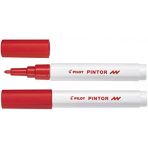 Pilot Pintor Keçeli Markör Dekor Boya Kalemi (F) Kırmızı Sw-Pt-F-R (6 Lı Paket)