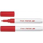 Pilot Pintor Keçeli Markör Dekor Boya Kalemi (F) Kırmızı Sw-Pt-F-R (6 Lı Paket)