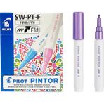 pilot pintor keçeli markör dekor boya kalemi (f) metalik mor sw-pt-f-mv (6 lı paket) - Yok