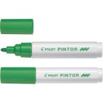 Pilot Pintor Keçeli Markör Dekor Boya Kalemi (M) Limon Yeşili (6 Lı Paket)