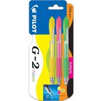 Pilot Roller Kalem Jel Mürekkepli 0.7 Mm 3 Renk Neon (Sarı-Pembe-Yeşil) BL-G2-7-3