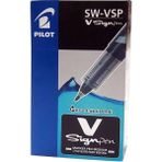 pilot roller kalem signo pen ımza kalemi siyah sw-vsp-b (12 li paket) - Yok