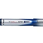 Pilot V-Ball Grip tükenmez kalem uç metal 0,7 mm sıvı mürekkep + kavrama konforu 12 adet Mavi