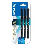 Pilot V-Ball Siyah 0.5 mm 3'lü Jel Mürekkepli (Roller) Kalem