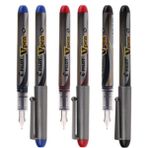 Pilot V-Pen 3'lü Dolma Kalem Seti Siyah - Kırmızı - Mavi