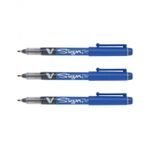 Pilot V Signpen Imza Kalemi Mavi 2.0Mm Mavi 3’Lu