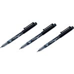 Pilot V-Signpen Keçe Uçlu Kalem 3'lü Siyah