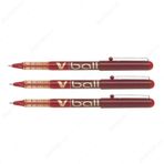 Pilot V7 0.7 mm Kırmızı İğne Uçlu Kalem
