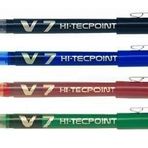 Pilot V7 Hi-Tecpoint Mavi İğne Uçlu Kalem