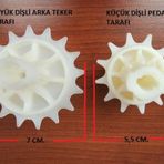 PİLSAN ACTİVE PEDALLI TRAKTÖR - KEPÇE ÖN VE ARKA ZİNCİR DİŞLİSİ