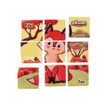 Pilsan Hayvan Serisi 9 Parça Puzzle Set 03-355-KIZIL Tilki