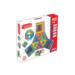 PİLSAN Renkli Manyetik 3 Boyutlu , Yapı Ve Tasarım Lego Eğitim Seti, 30 Parça Mıknatıs Puzzle