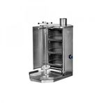 Pimak Kömürlü Döner Makinesi 3 Gözlü 50x76x95 cm