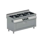 Pimak M015-3 Gazlı Lpgli Ce Belgeli 150x65x85 3+1 Fırınlı Gazmer Onaylı Kuzine