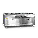 Pimak M015-6 Gazlı LPGLi Ce Belgeli 150x100x85 6 Gözlü 1 Fırınlı Gazmer Onaylı Kuzine