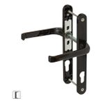Pimapen Pvc Alüminyum Metal Çift Taraflı Kapı Kolu - Oda (4 Renk Seçeneği) - Siyah