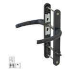 Pimapen Pvc Alüminyum Metal Çift Taraflı Kapı Kolu - Wc (4 Renk Seçeneği) - Antrasit