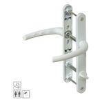 Pimapen Pvc Alüminyum Metal Çift Taraflı Kapı Kolu - Wc (4 Renk Seçeneği) - Beyaz