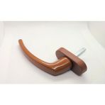Pimapen PVC Pencere ve Kapı Kolu Kahverengi Modern Tasarım Dayanıklı Plastik Malzeme