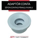 Pimaş Uyumlu Adaptör Conta – Lavabo Sifon Contası – Pvc Giriş Adaptörü (5 Adet)