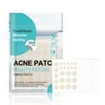 Pimple Patches 300 adet, görünmez kapatıcı sivilce yamaları, hafif, nefes alır, gece ve gündüz 2'si 1 arada su geçirmez, emici sivilce yaması, çay ağacı yağı ve salisilik asit içeren sivilce önleyici