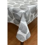 Pimula Home Pvc Kaymaz Elyaf Tabanlı Silinebilir Muşamba Masa ÖRTÜSÜ_165-A - Gri - 140 x 260 cm