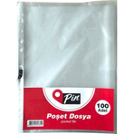 Pin 100'lü A4 Poşet Dosya