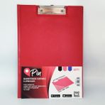 Pin A4 Kapaklı Sekreterlik Kırmızı 100 Sayfa Kapasiteli PVC Malzemeden Üretilmiştir