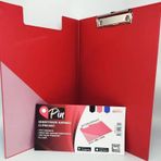 Pin A4 Kapaklı Sekreterlik Kırmızı