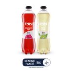 Pin Hibiskus Çayı & Cool Lime Deneme Paketi - Şekersiz & Kalorisiz 6 Adet X 1 Litre Ice Tea