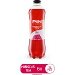 Pin Hibiskus Çayı - Şekersiz & Kalorisiz - 1 Litre x 6 Adet - 6 litre