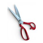 Pin Kırmızı 10 Numara Kumaş Kesim makası