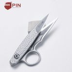 Pin Premium Seri Paslanmaz Iplik Temizleme Makası - Metal