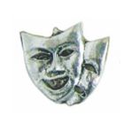 Pin Tiyatro Maskeleri - Rozet Pimi