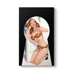 Pin Up Girl Anahtar Kilidi Tablosu 80 x 140