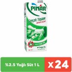 Pınar %2.5 Yağlı Süt 1 L X 24 Adet