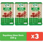 Pınar 3x225 gr Soyulmuş Uzun Sosis
