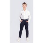Pınar Bebe Erkek Çocuk Beli Lastikli Okul Pantolonu - Lacivert - 6 Yaş