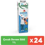Pınar Çocuk Devam Sütü 1 L X 24 Adet