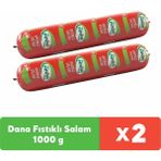 Pınar Dana Fıstıklı Salam 1000 g x 2 Adet - 1 kg