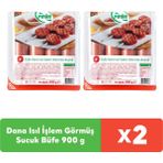 Pınar Dana Isıl İşlem Görmüş Sucuk Büfe 900 g x 2 adet - 900 gr