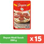 Pınar Doyum Dilimli Hindi Isıl İşlem Görmüş Sucuk 250 G - 250 gr