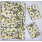 Pınar Home Collection Pamuk Kumaş Lastikli Çarşaf+Yastık Kılıfı Köşe Derinliği 28-30 cm Yumuşak Kumaş Yeni Sezon - Gri Zemin - 120x200