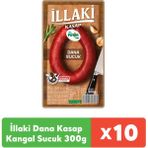 Pınar İllaki Dana Kasap Kangal Sucuk 300 g x 10 Adet - 300 gr
